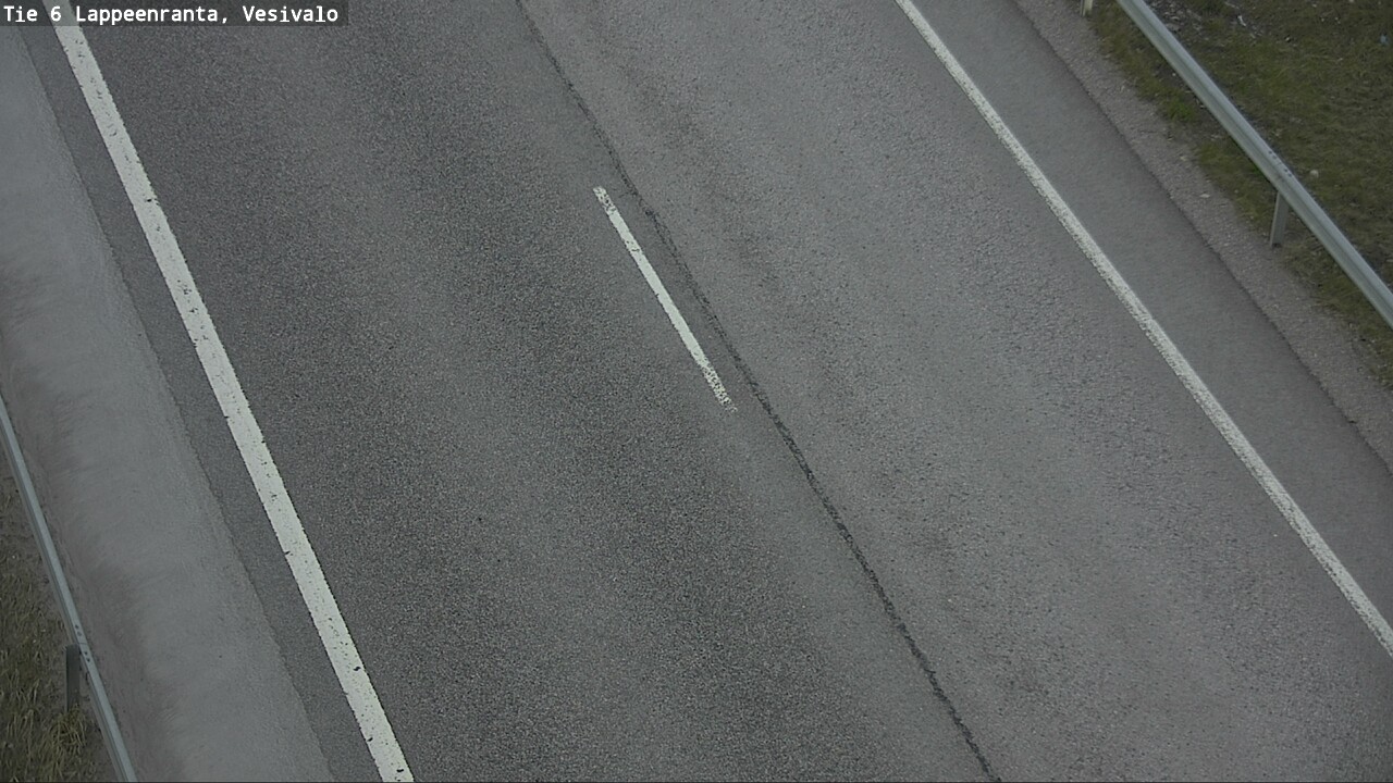 Weather Camera Image Road 6 Lappeenranta, Vesivalo, Lappeenranta, Etelä-Karjala