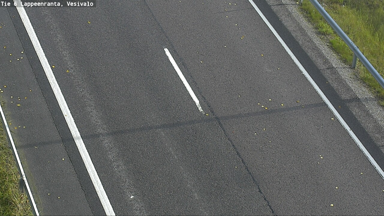 Weather Camera Image Road 6 Lappeenranta, Vesivalo, Lappeenranta, Etelä-Karjala