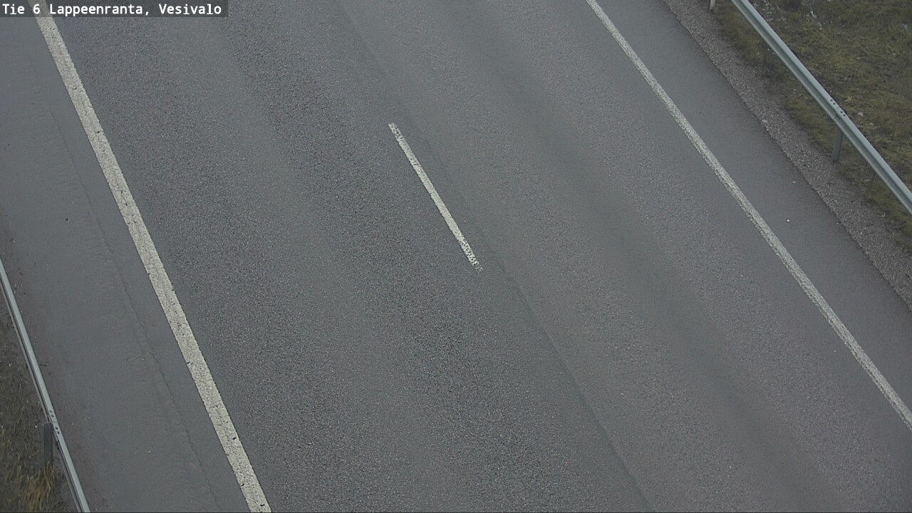 Weather Camera Image Road 6 Lappeenranta, Vesivalo, Lappeenranta, Etelä-Karjala