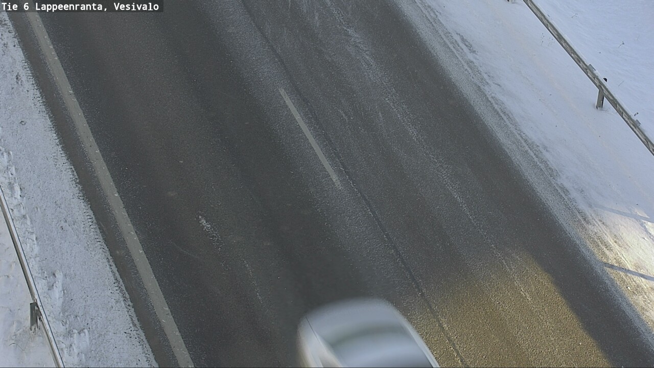 Weather Camera Image Road 6 Lappeenranta, Vesivalo, Lappeenranta, Etelä-Karjala