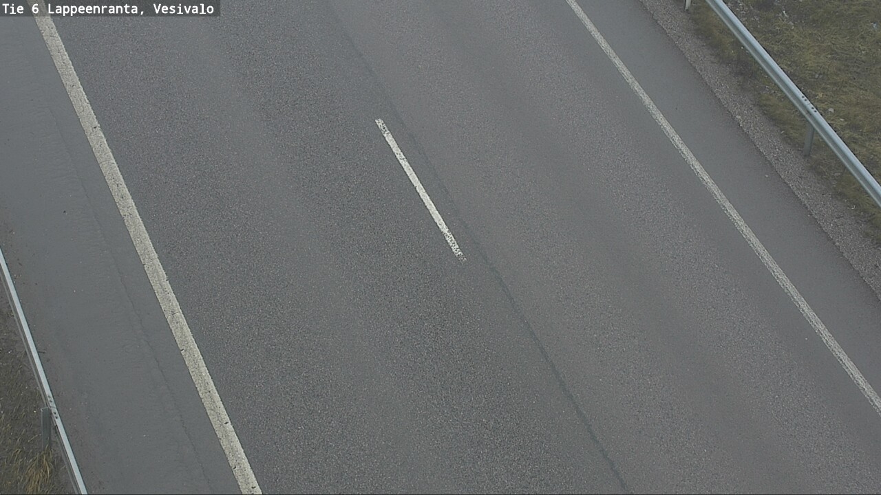 Weather Camera Image Road 6 Lappeenranta, Vesivalo, Lappeenranta, Etelä-Karjala