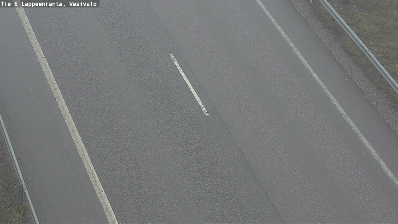 Weather Camera Image Road 6 Lappeenranta, Vesivalo, Lappeenranta, Etelä-Karjala