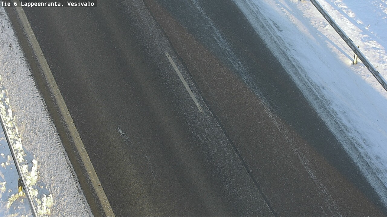 Weather Camera Image Road 6 Lappeenranta, Vesivalo, Lappeenranta, Etelä-Karjala