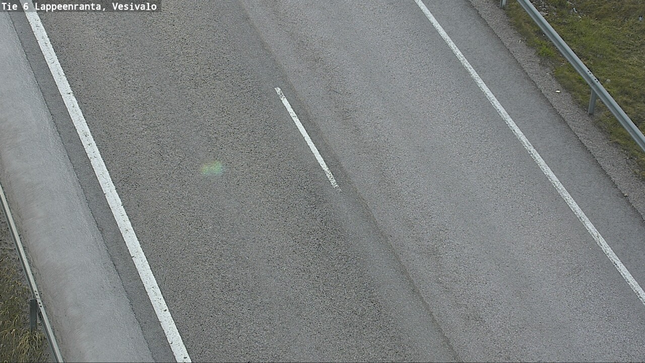 Weather Camera Image Road 6 Lappeenranta, Vesivalo, Lappeenranta, Etelä-Karjala