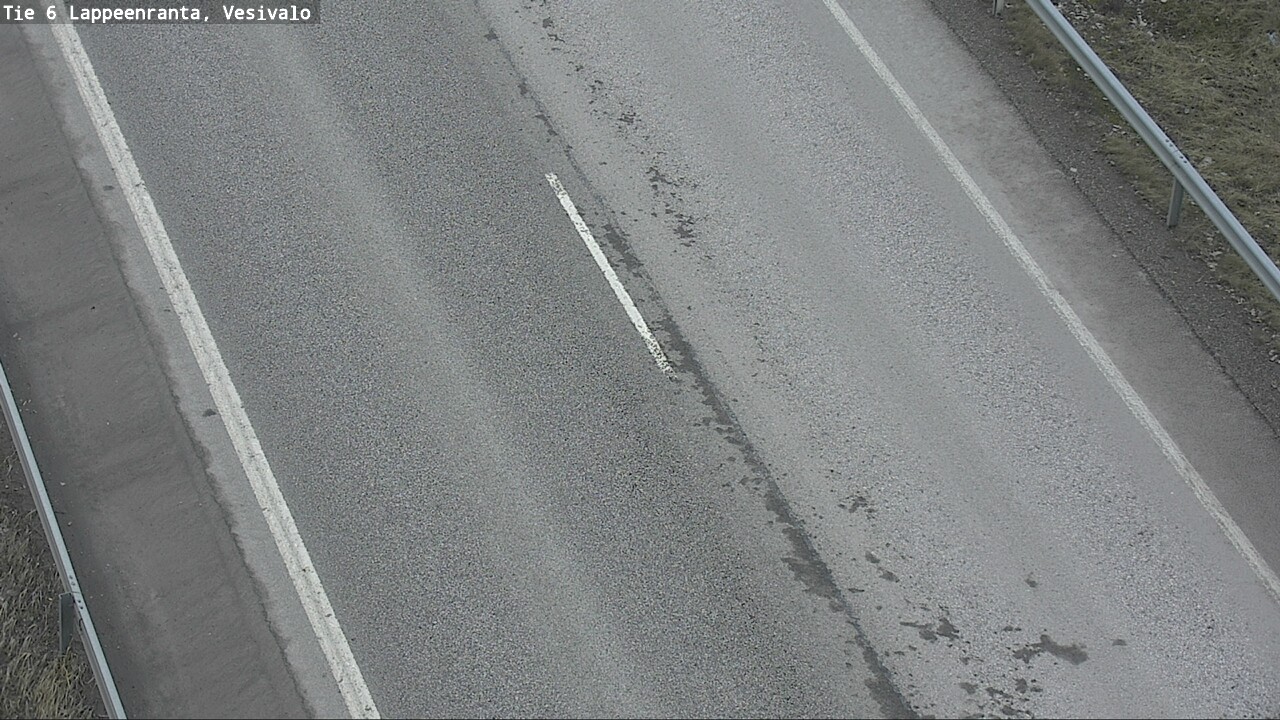 Weather Camera Image Road 6 Lappeenranta, Vesivalo, Lappeenranta, Etelä-Karjala