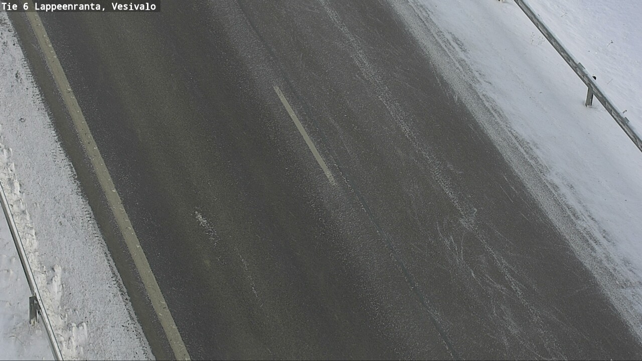 Weather Camera Image Road 6 Lappeenranta, Vesivalo, Lappeenranta, Etelä-Karjala