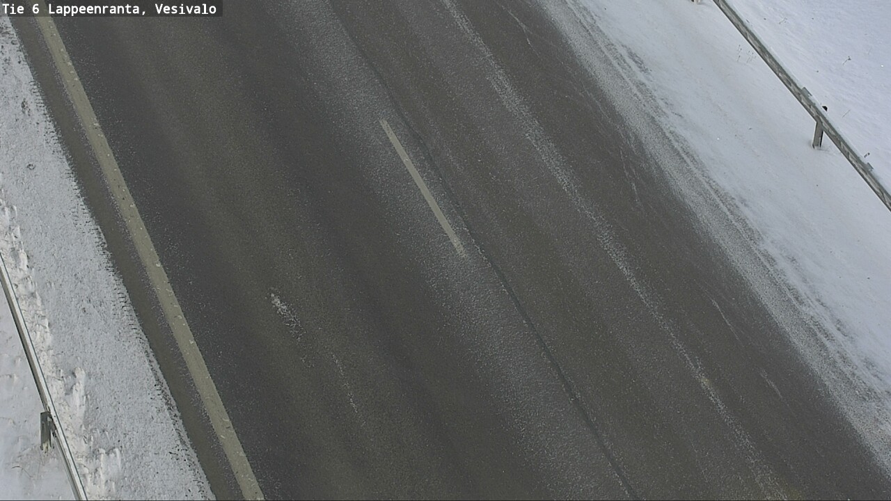 Weather Camera Image Road 6 Lappeenranta, Vesivalo, Lappeenranta, Etelä-Karjala