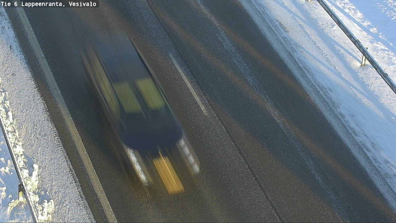 Weather Camera Image Road 6 Lappeenranta, Vesivalo, Lappeenranta, Etelä-Karjala