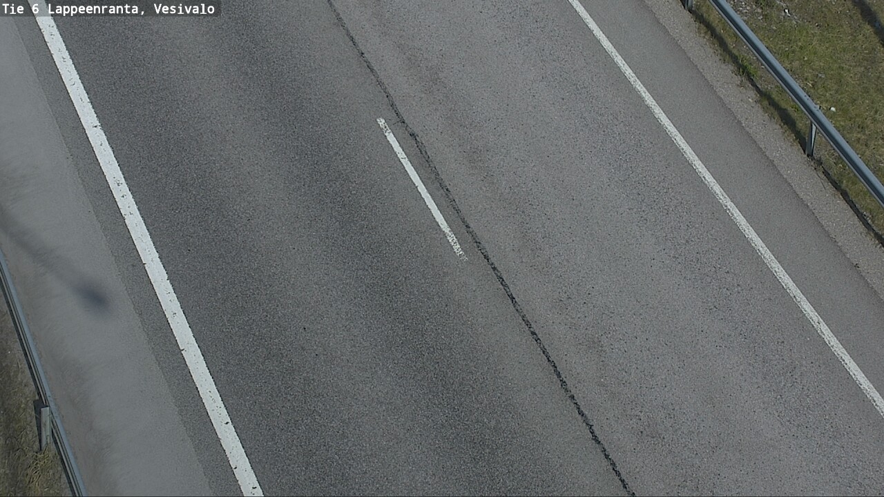 Weather Camera Image Road 6 Lappeenranta, Vesivalo, Lappeenranta, Etelä-Karjala