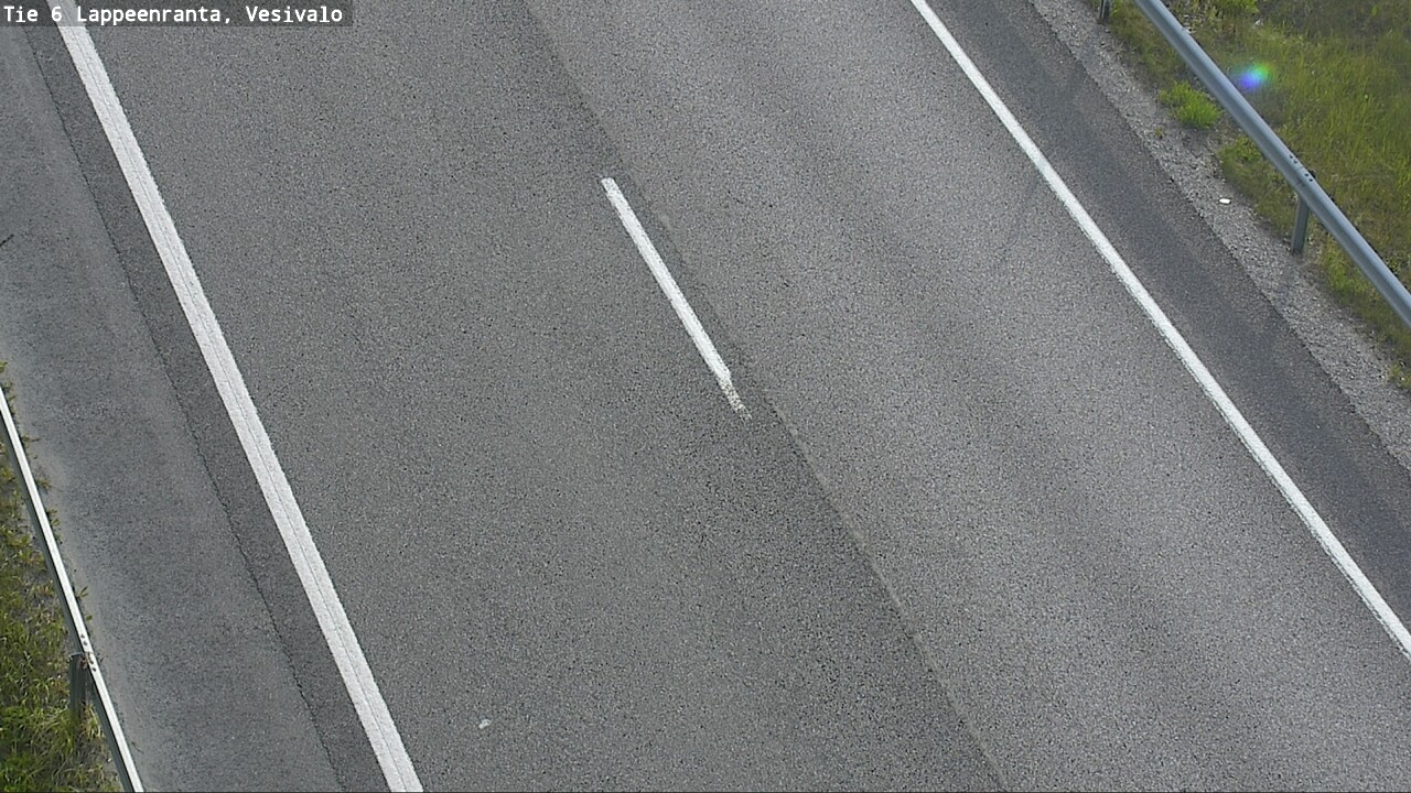 Weather Camera Image Road 6 Lappeenranta, Vesivalo, Lappeenranta, Etelä-Karjala