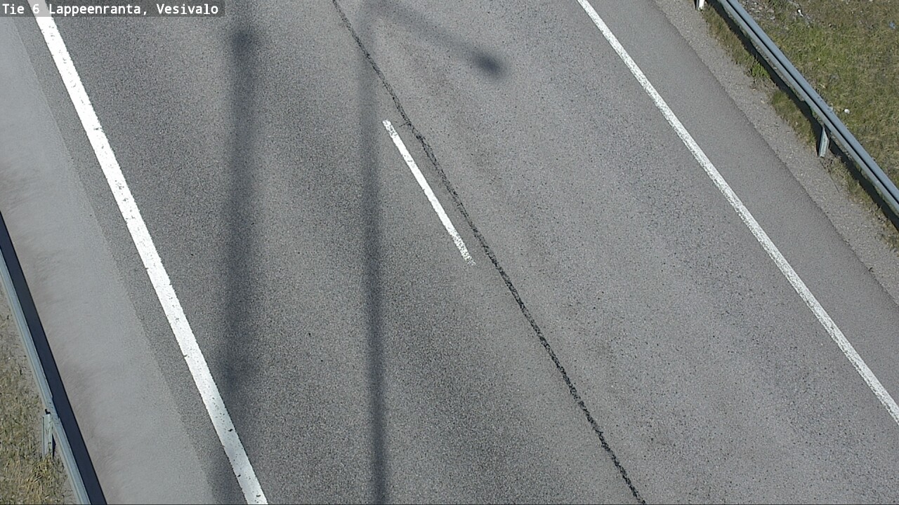 Weather Camera Image Road 6 Lappeenranta, Vesivalo, Lappeenranta, Etelä-Karjala