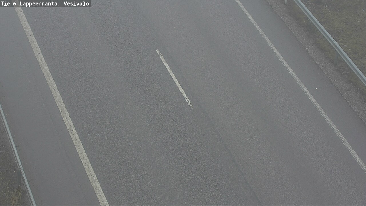 Weather Camera Image Road 6 Lappeenranta, Vesivalo, Lappeenranta, Etelä-Karjala