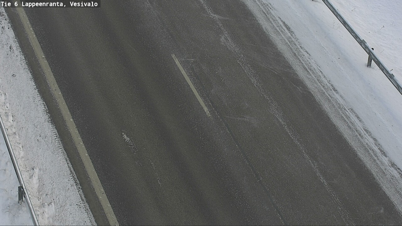 Weather Camera Image Road 6 Lappeenranta, Vesivalo, Lappeenranta, Etelä-Karjala