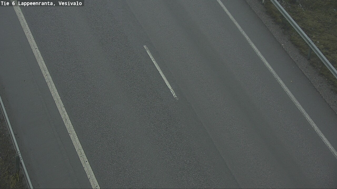 Weather Camera Image Road 6 Lappeenranta, Vesivalo, Lappeenranta, Etelä-Karjala