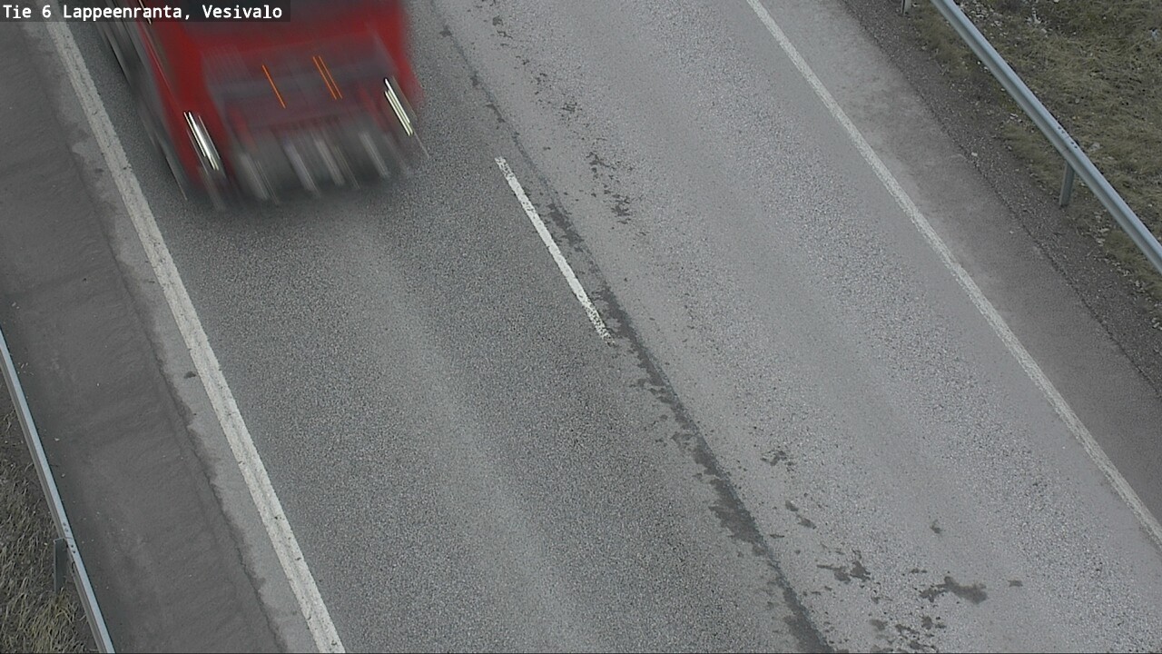 Weather Camera Image Road 6 Lappeenranta, Vesivalo, Lappeenranta, Etelä-Karjala