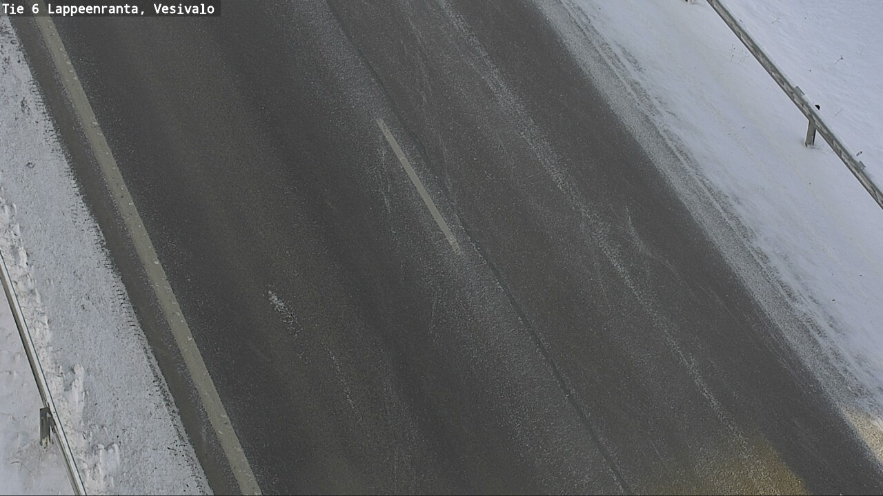 Weather Camera Image Road 6 Lappeenranta, Vesivalo, Lappeenranta, Etelä-Karjala