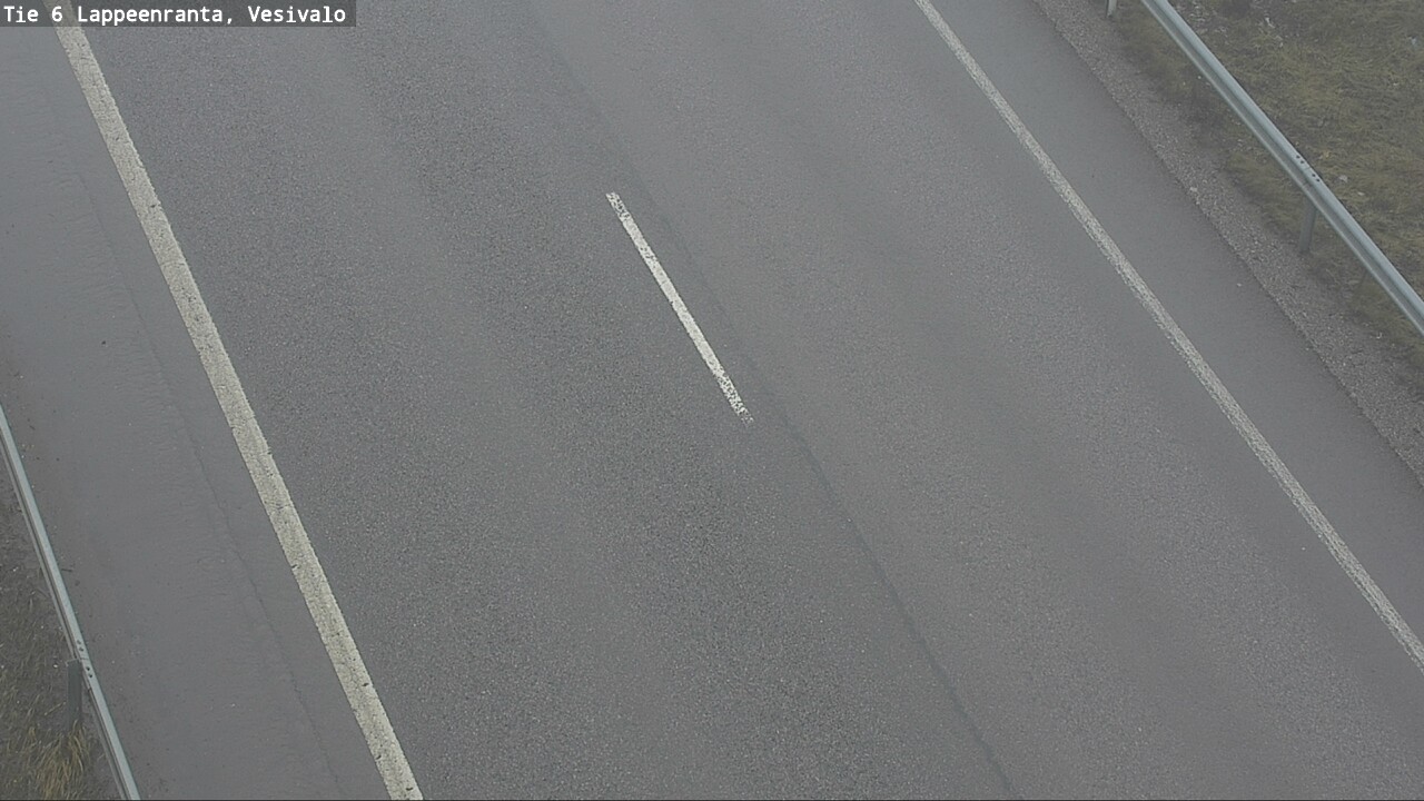 Weather Camera Image Road 6 Lappeenranta, Vesivalo, Lappeenranta, Etelä-Karjala
