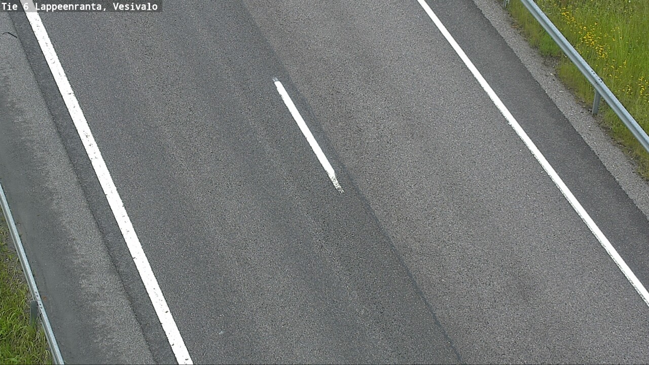 Weather Camera Image Road 6 Lappeenranta, Vesivalo, Lappeenranta, Etelä-Karjala