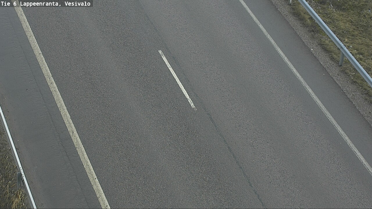 Weather Camera Image Road 6 Lappeenranta, Vesivalo, Lappeenranta, Etelä-Karjala