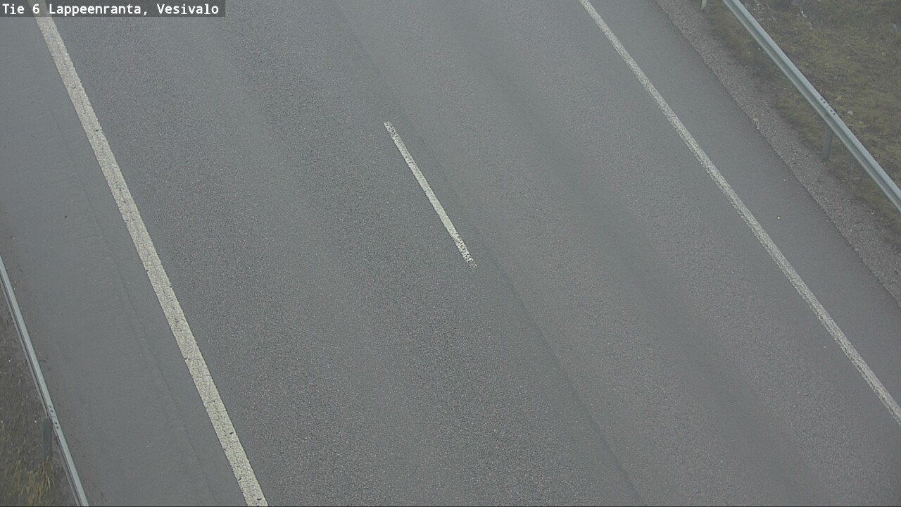 Weather Camera Image Road 6 Lappeenranta, Vesivalo, Lappeenranta, Etelä-Karjala