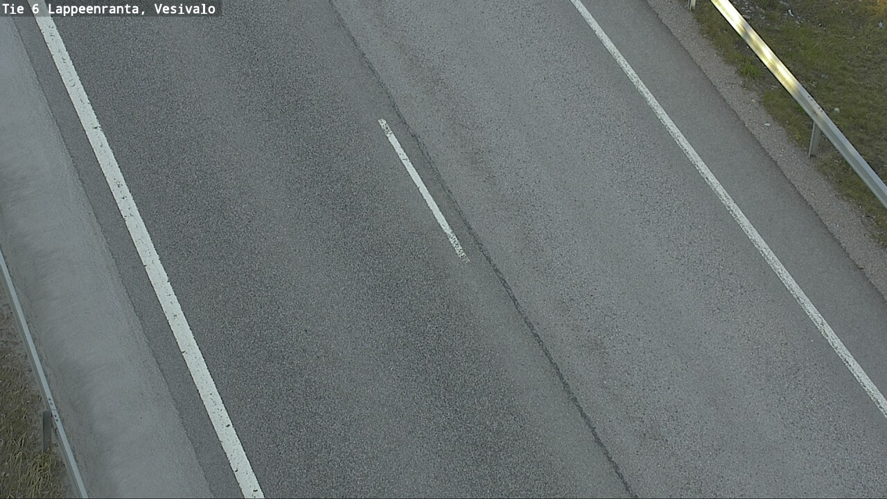 Weather Camera Image Road 6 Lappeenranta, Vesivalo, Lappeenranta, Etelä-Karjala