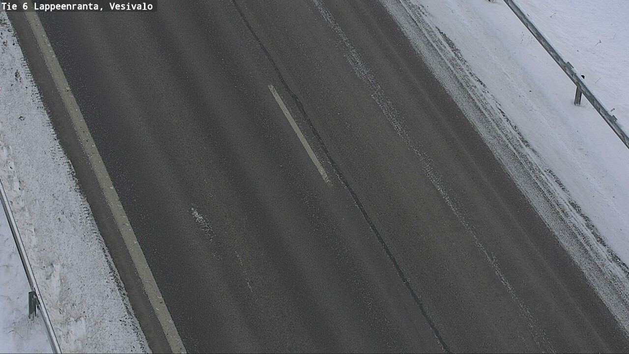Weather Camera Image Road 6 Lappeenranta, Vesivalo, Lappeenranta, Etelä-Karjala