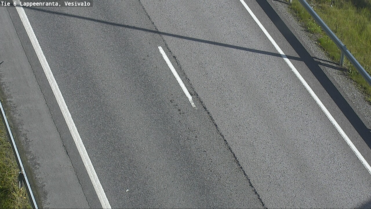 Weather Camera Image Road 6 Lappeenranta, Vesivalo, Lappeenranta, Etelä-Karjala