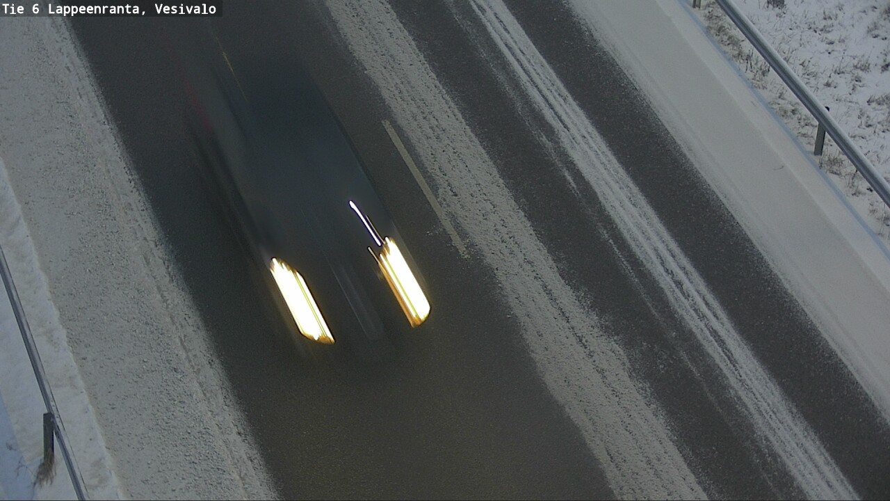 Weather Camera Image Road 6 Lappeenranta, Vesivalo, Lappeenranta, Etelä-Karjala