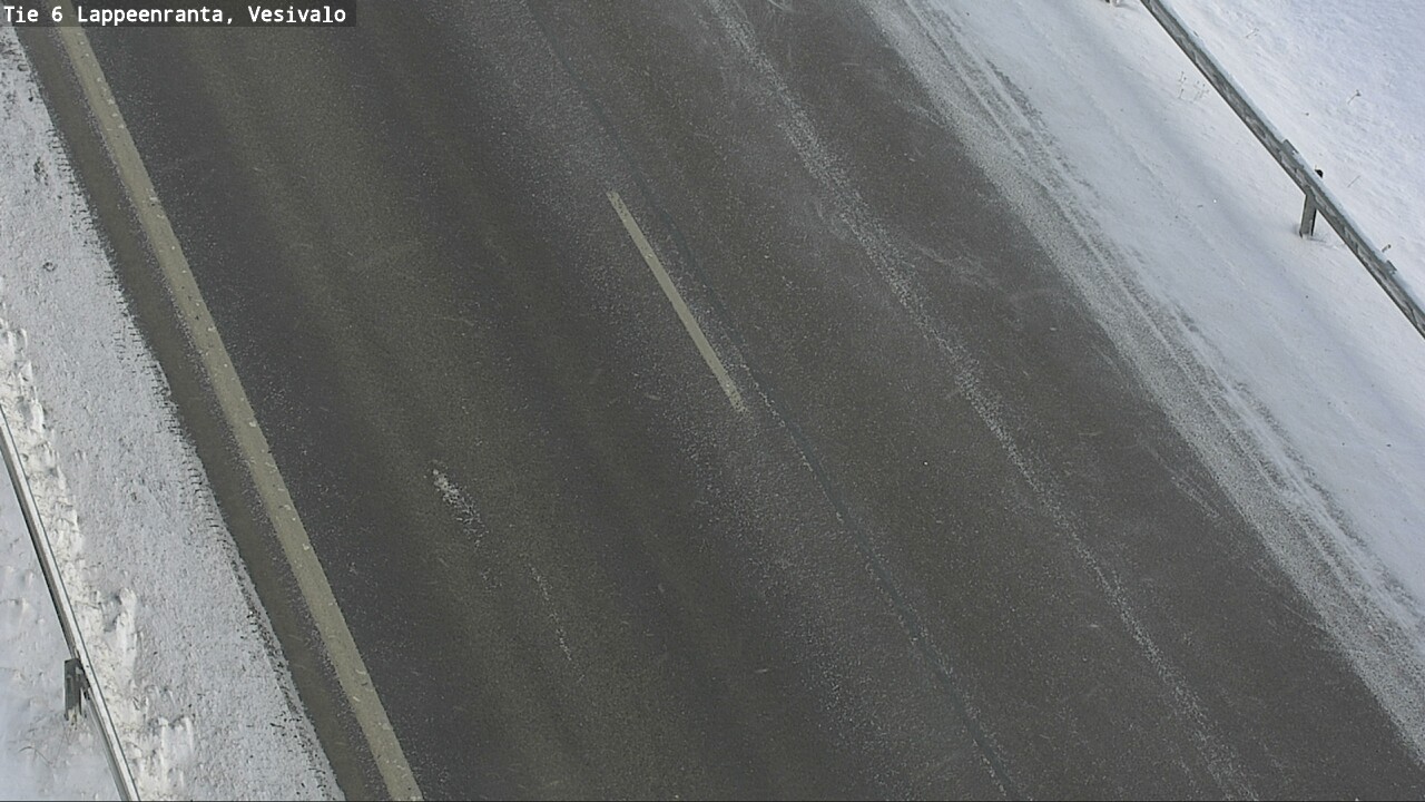 Weather Camera Image Road 6 Lappeenranta, Vesivalo, Lappeenranta, Etelä-Karjala