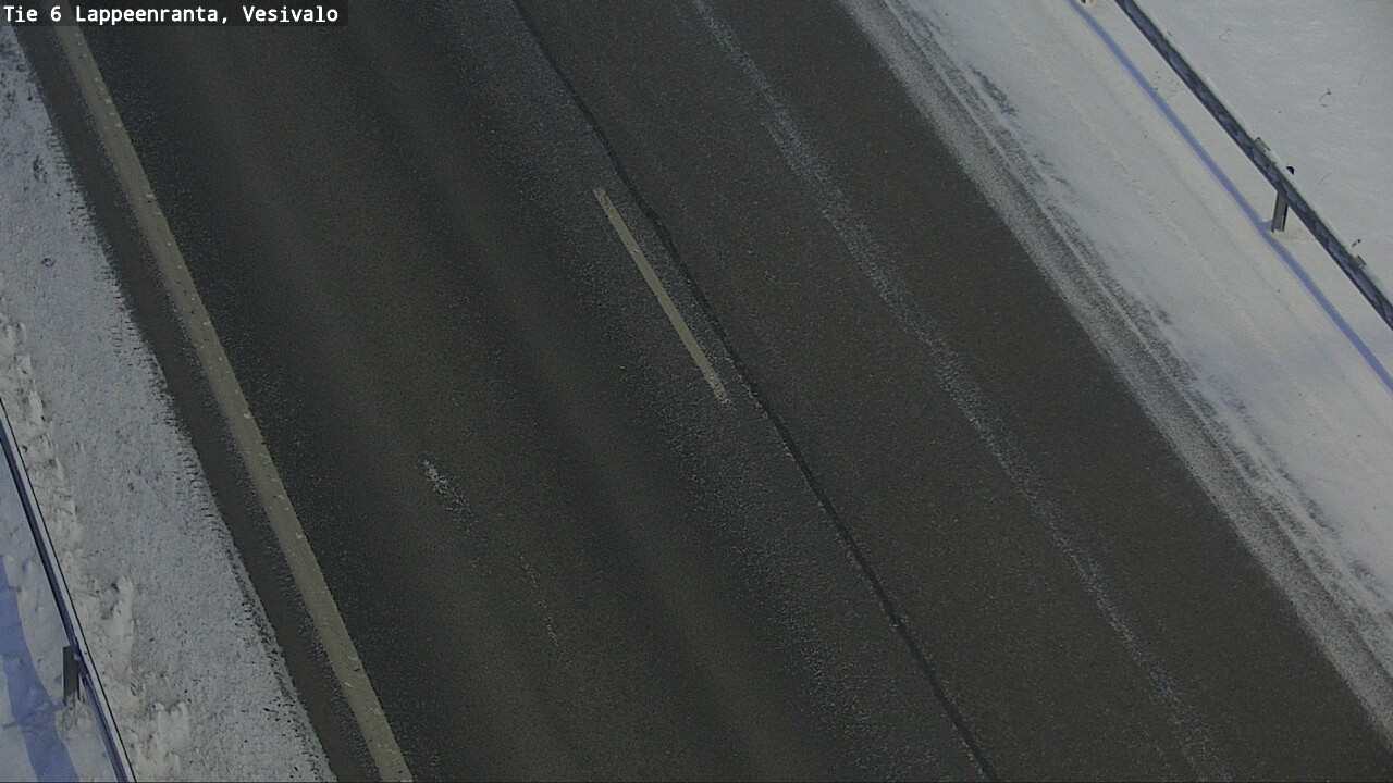 Weather Camera Image Road 6 Lappeenranta, Vesivalo, Lappeenranta, Etelä-Karjala