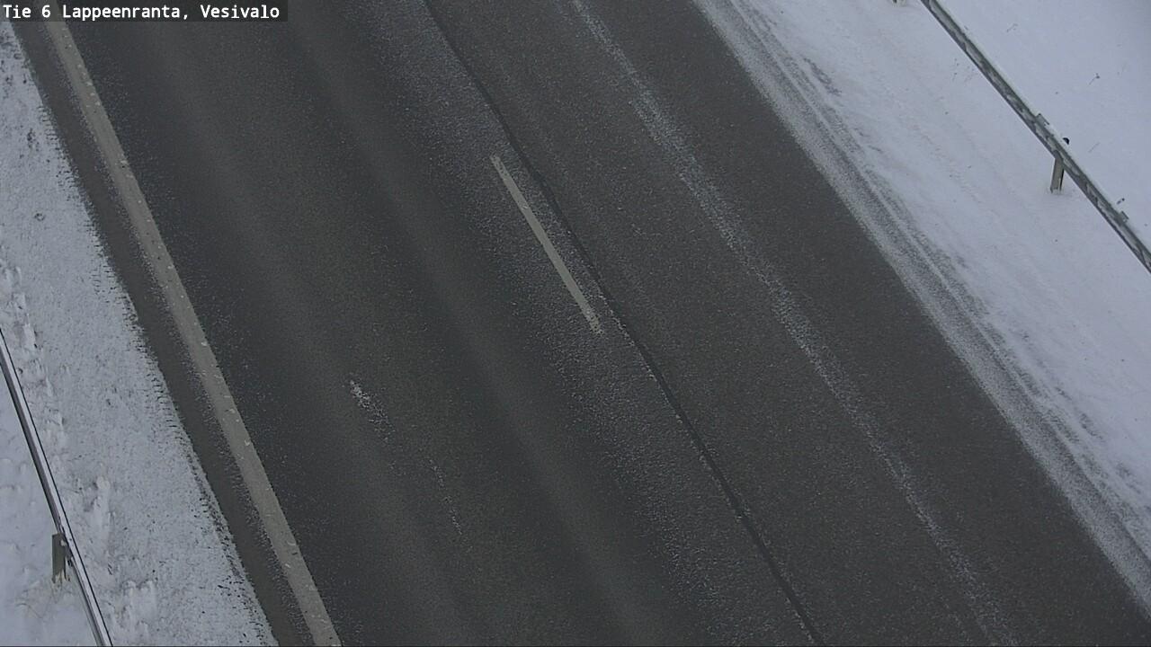 Weather Camera Image Road 6 Lappeenranta, Vesivalo, Lappeenranta, Etelä-Karjala