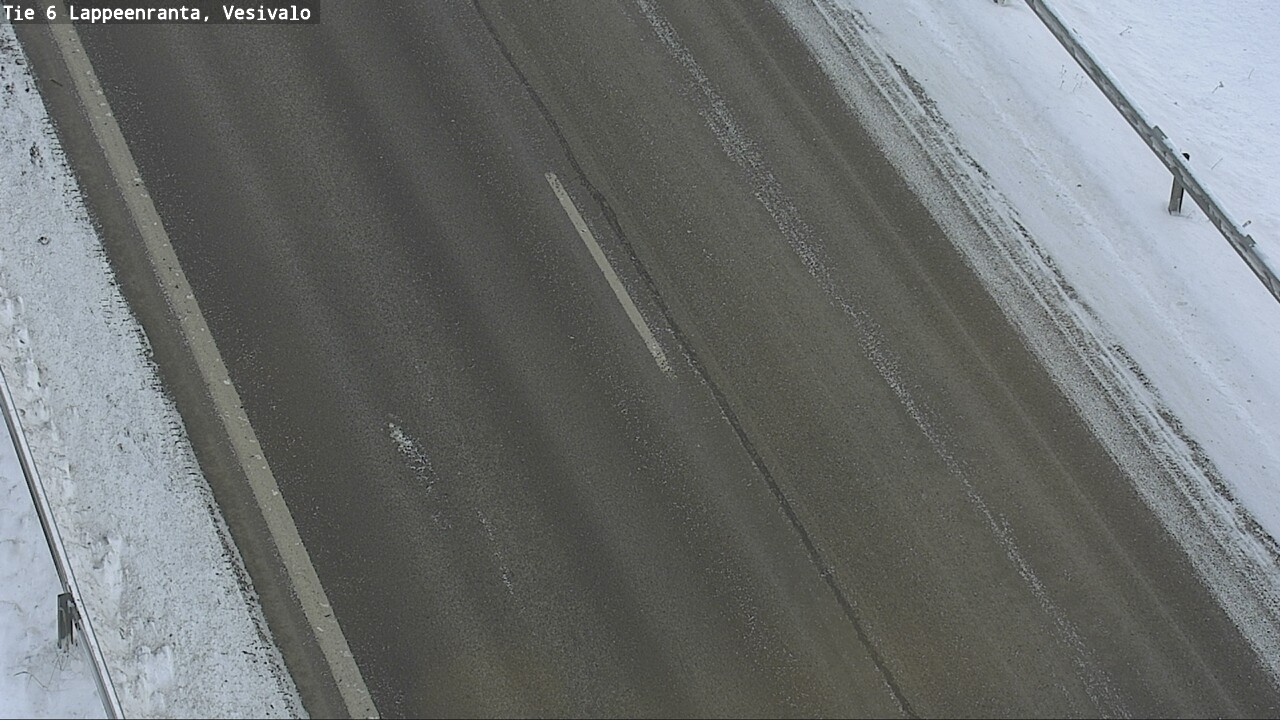 Weather Camera Image Road 6 Lappeenranta, Vesivalo, Lappeenranta, Etelä-Karjala