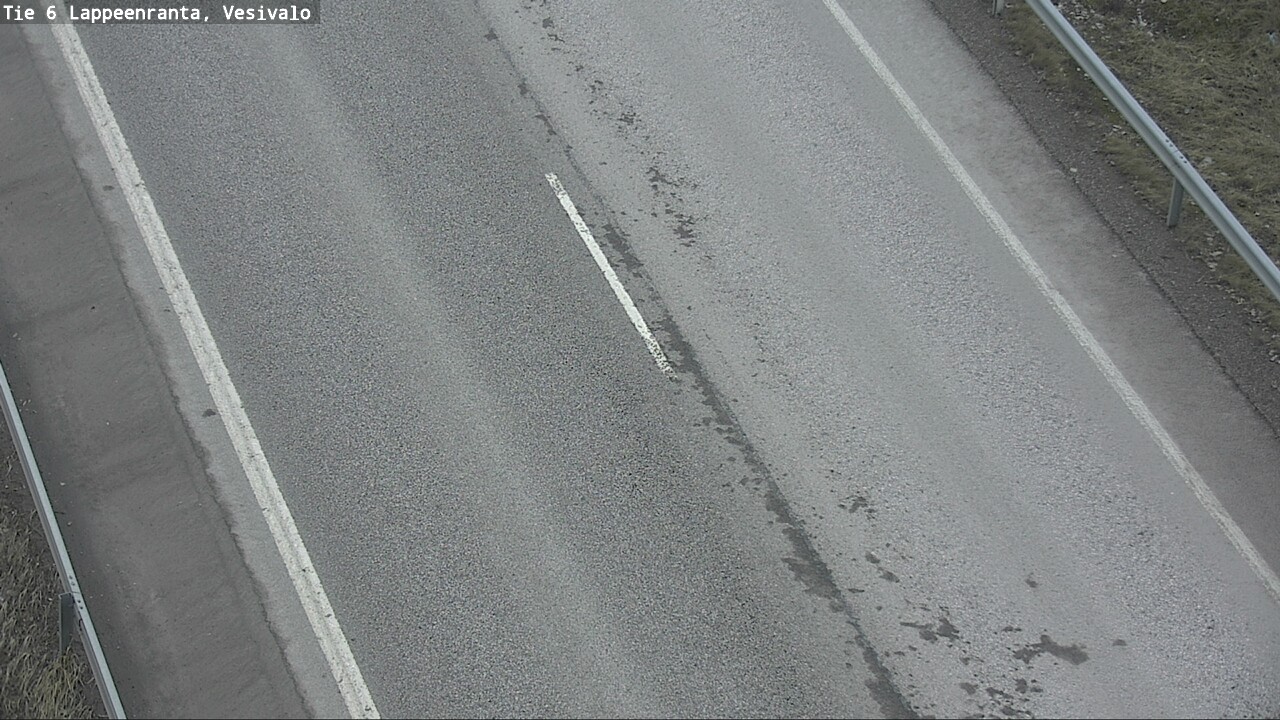 Weather Camera Image Road 6 Lappeenranta, Vesivalo, Lappeenranta, Etelä-Karjala