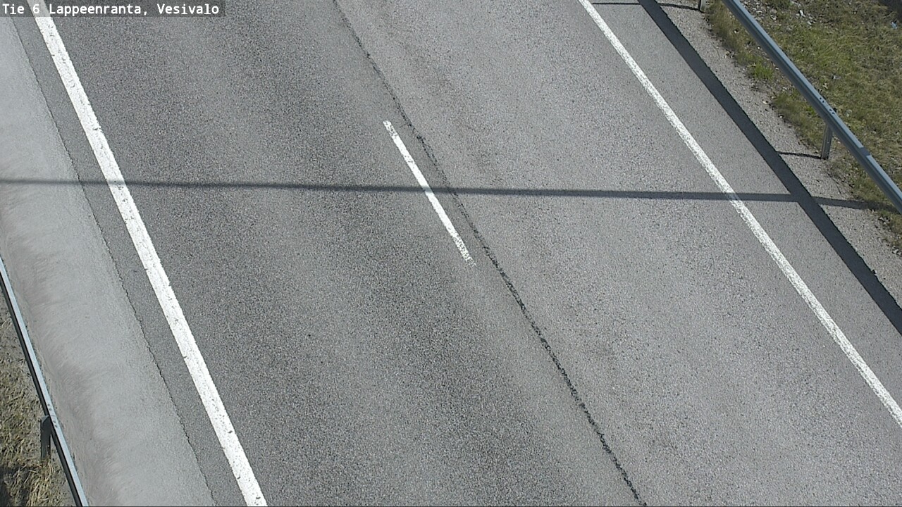 Weather Camera Image Road 6 Lappeenranta, Vesivalo, Lappeenranta, Etelä-Karjala