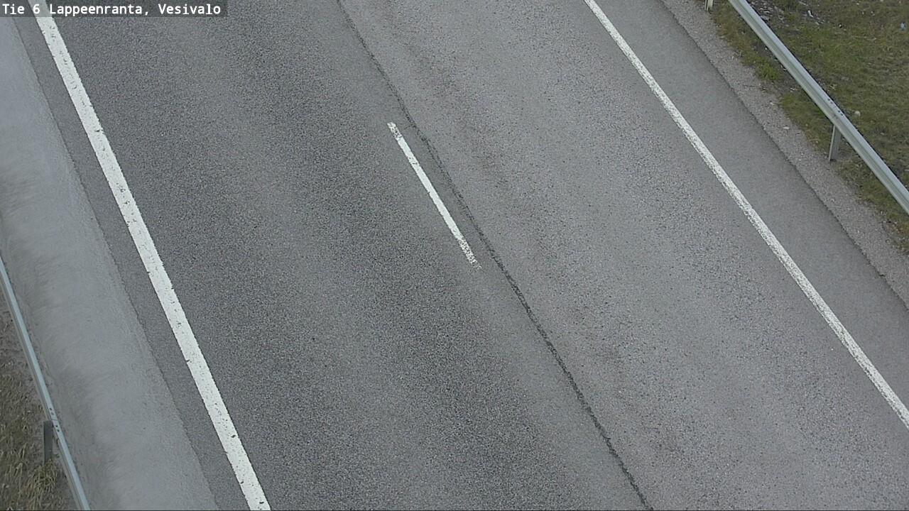 Weather Camera Image Road 6 Lappeenranta, Vesivalo, Lappeenranta, Etelä-Karjala