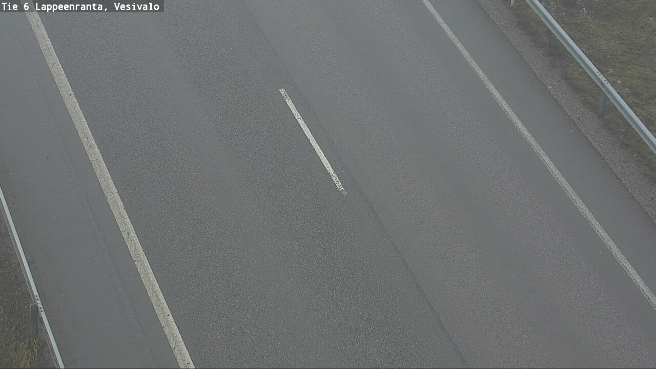 Weather Camera Image Road 6 Lappeenranta, Vesivalo, Lappeenranta, Etelä-Karjala