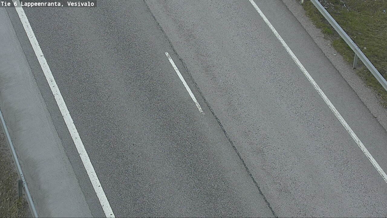 Weather Camera Image Road 6 Lappeenranta, Vesivalo, Lappeenranta, Etelä-Karjala