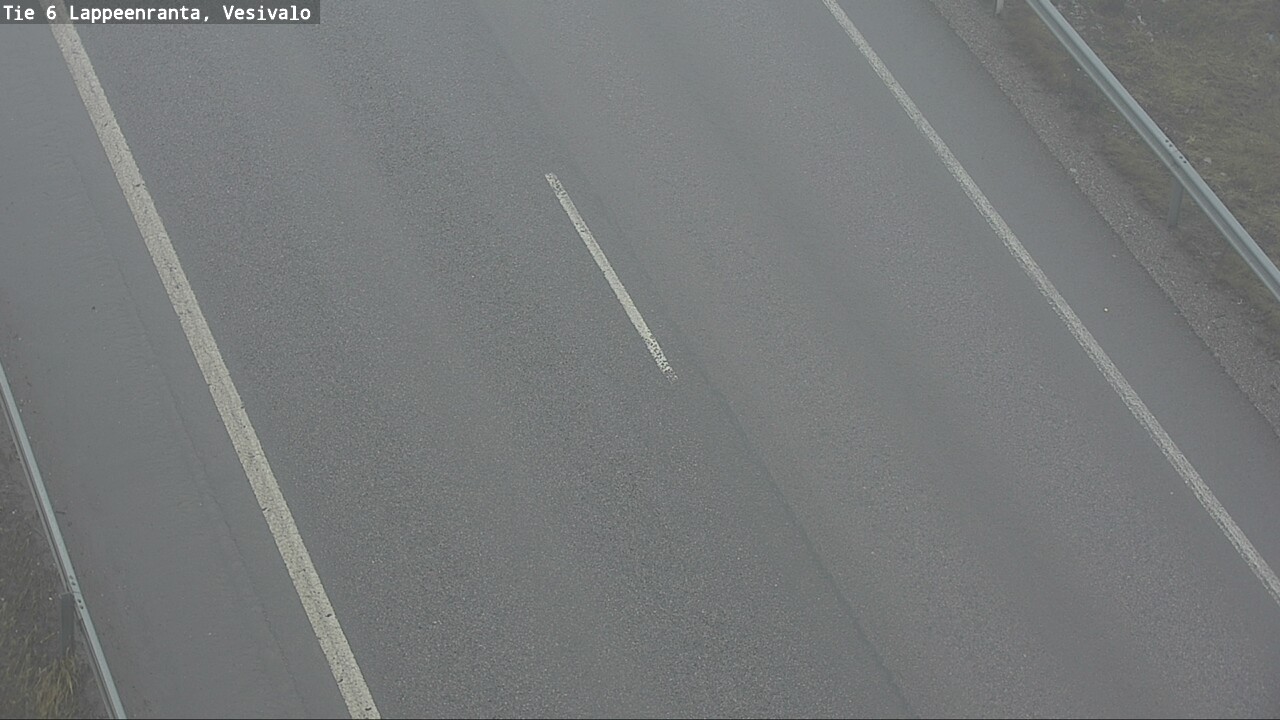 Weather Camera Image Road 6 Lappeenranta, Vesivalo, Lappeenranta, Etelä-Karjala