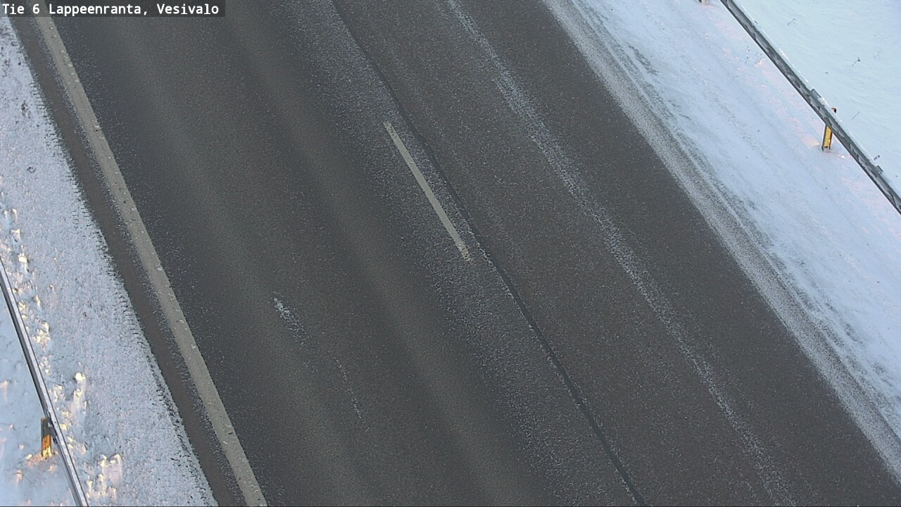 Weather Camera Image Road 6 Lappeenranta, Vesivalo, Lappeenranta, Etelä-Karjala