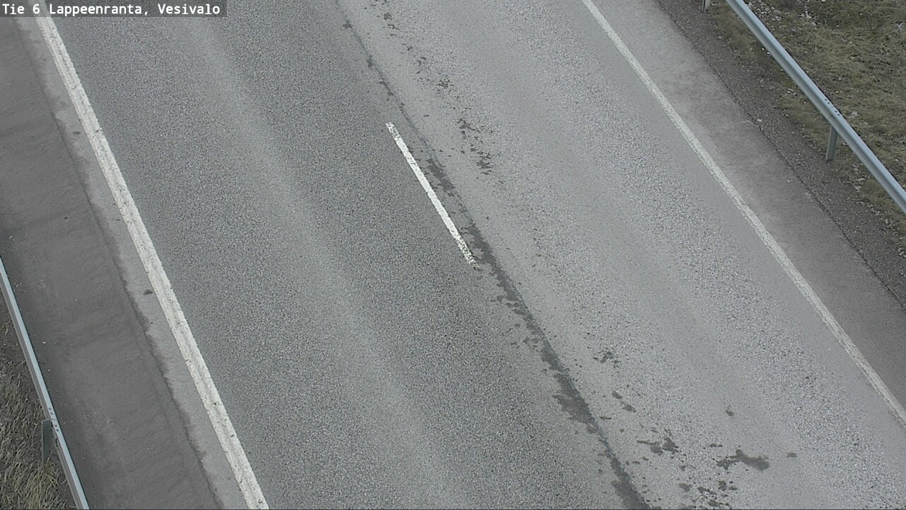 Weather Camera Image Road 6 Lappeenranta, Vesivalo, Lappeenranta, Etelä-Karjala