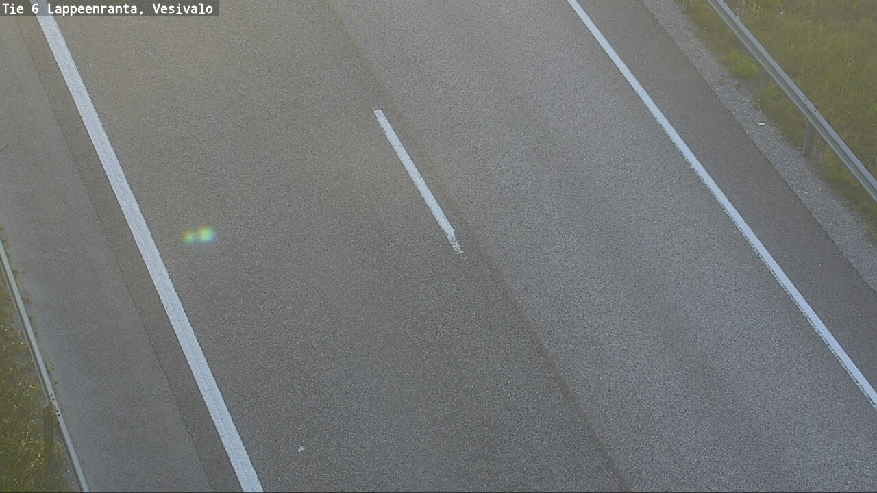 Weather Camera Image Road 6 Lappeenranta, Vesivalo, Lappeenranta, Etelä-Karjala