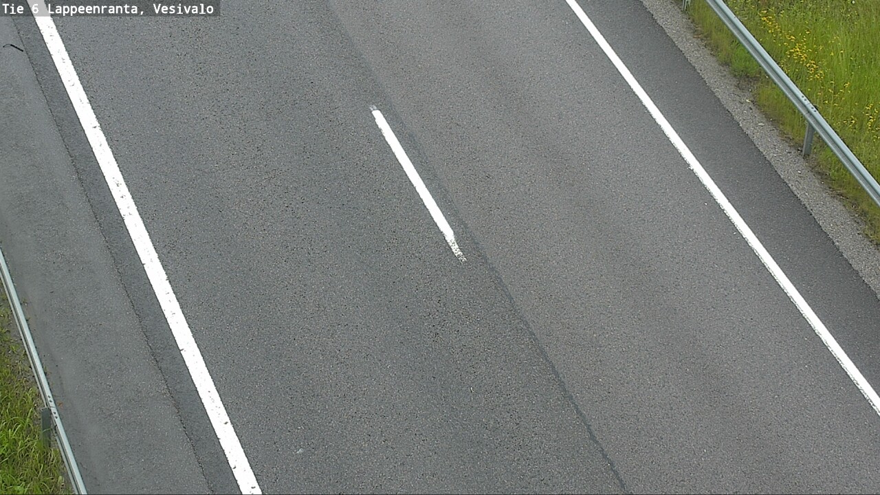 Weather Camera Image Road 6 Lappeenranta, Vesivalo, Lappeenranta, Etelä-Karjala