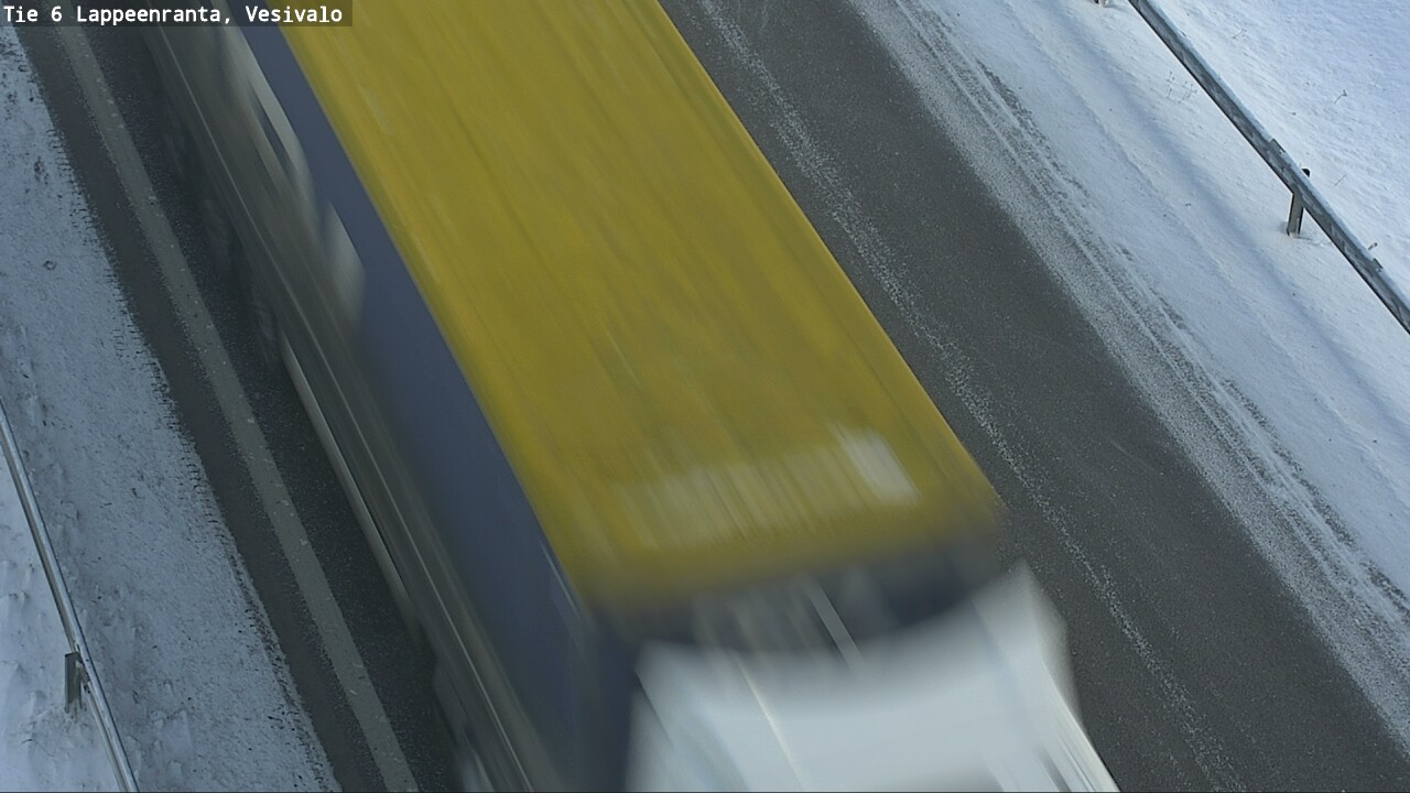 Weather Camera Image Road 6 Lappeenranta, Vesivalo, Lappeenranta, Etelä-Karjala