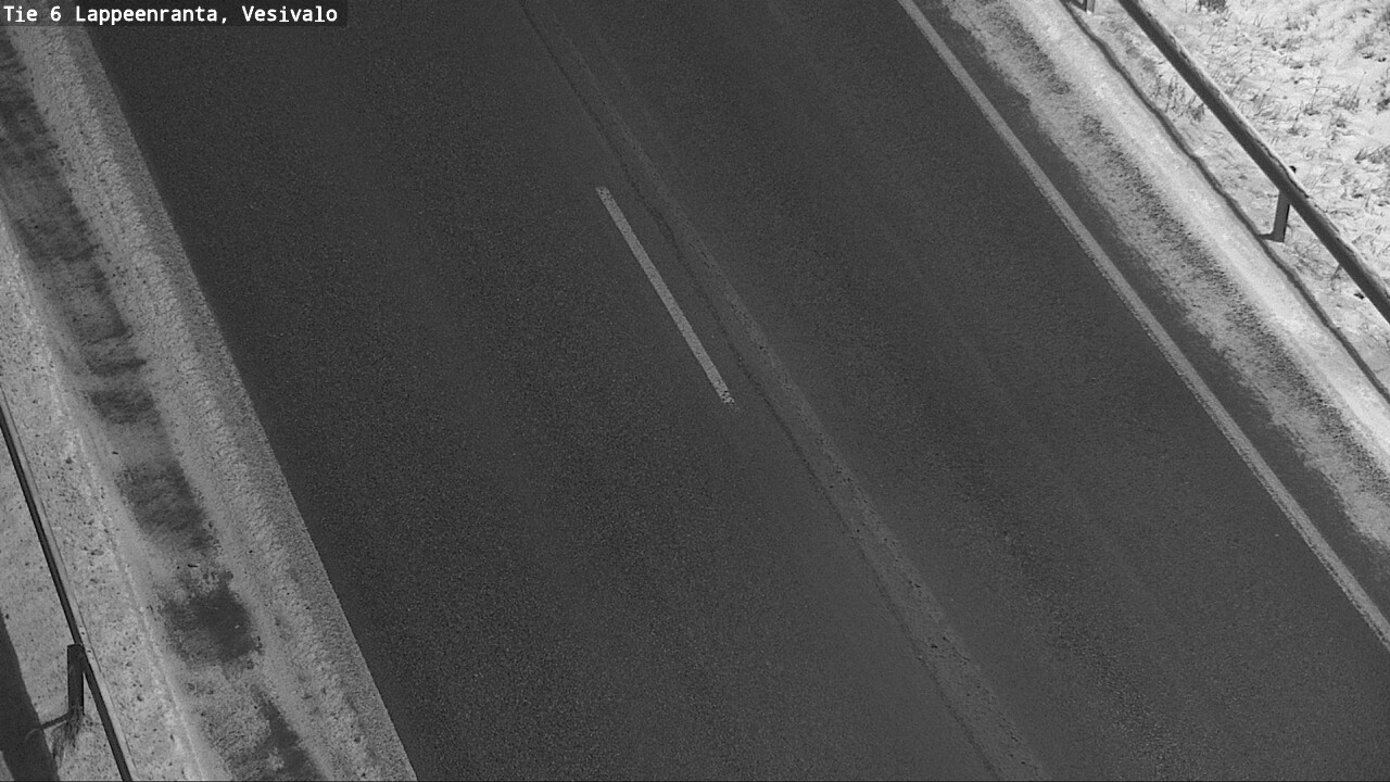 Weather Camera Image Road 6 Lappeenranta, Vesivalo, Lappeenranta, Etelä-Karjala