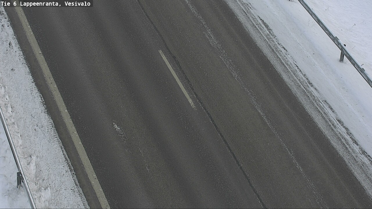 Weather Camera Image Road 6 Lappeenranta, Vesivalo, Lappeenranta, Etelä-Karjala
