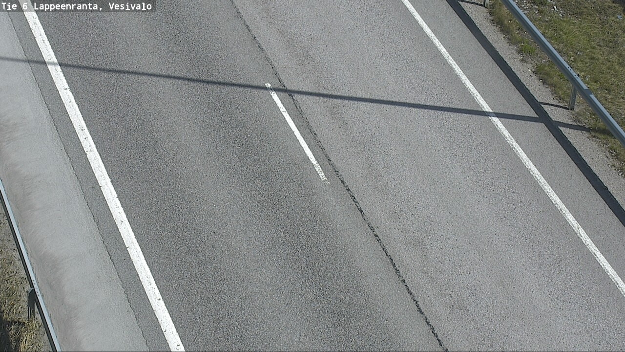 Weather Camera Image Road 6 Lappeenranta, Vesivalo, Lappeenranta, Etelä-Karjala