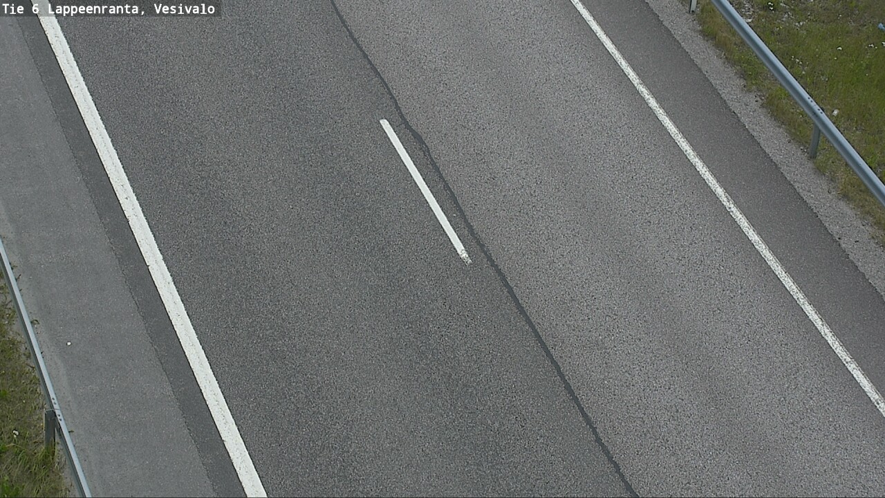 Weather Camera Image Väg 6 Villmanstrand, Vesivalo, Lappeenranta, Etelä-Karjala