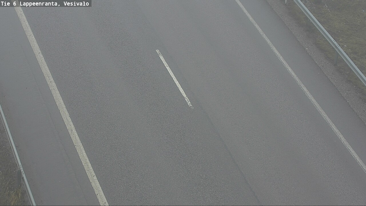 Weather Camera Image Road 6 Lappeenranta, Vesivalo, Lappeenranta, Etelä-Karjala