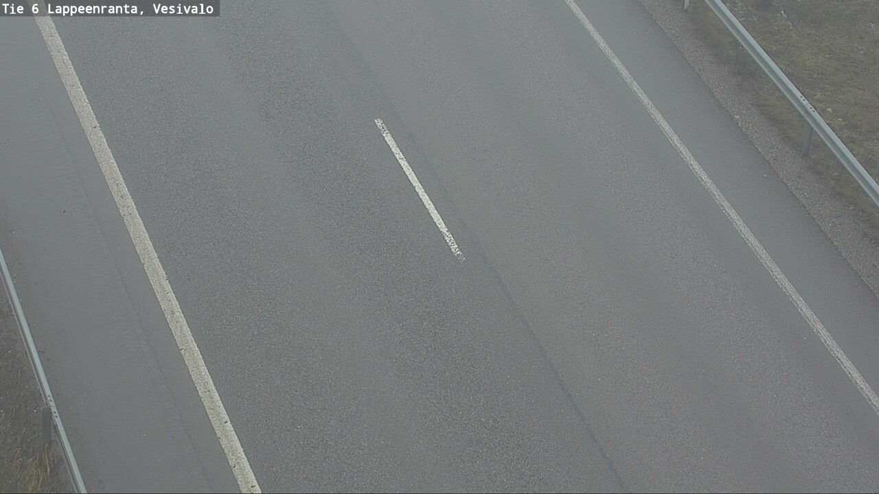 Weather Camera Image Road 6 Lappeenranta, Vesivalo, Lappeenranta, Etelä-Karjala