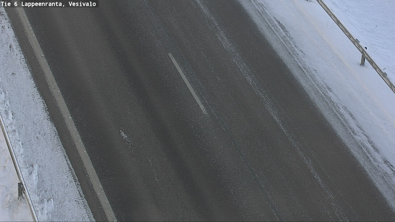 Weather Camera Image Road 6 Lappeenranta, Vesivalo, Lappeenranta, Etelä-Karjala